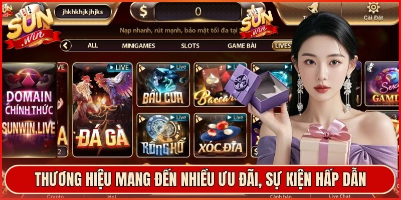 Thương hiệu mang đến cho bet thủ nhiều ưu đãi, sự kiện hấp dẫn